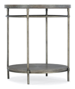Hooker Furniture Golden Brown Textured Round End Table