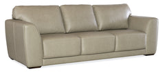 Hooker Furniture Keys Verona Sage Leather Sofa