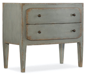 Hooker Furniture Ciao Bella 2-Drawer Nightstand Speckled Gray