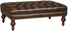 Hooker Furniture Kingley Leather Cocktail Ottoman