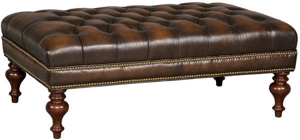 Hooker Furniture Kingley Leather Cocktail Ottoman