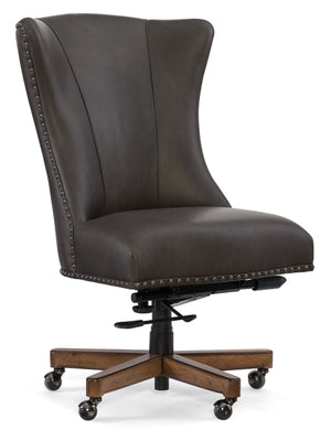 Hooker Furniture Caruso Naples Lynn Executive Swivel Tilt Office Leather Chair