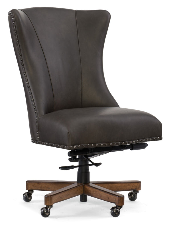 Hooker Furniture Caruso Naples Lynn Executive Swivel Tilt Office Leather Chair