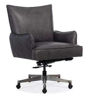 Hooker Furniture Quinn Executive Swivel Tilt Leather Office Chair