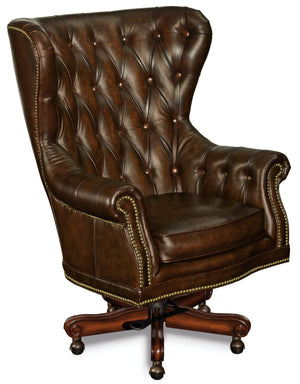 Hooker Furniture Erin Executive Swivel Tilt Leather Office Chair