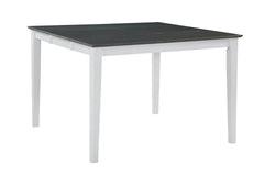 John Thomas Cosmopolitan Extension Table Top & 36 Inch Shaker Legs Dining Table