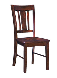 John Thomas Dining Essentials San Remo Wood Dining Chair in Espresso