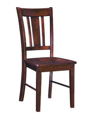 John Thomas Dining Essentials San Remo Wood Dining Chair in Espresso