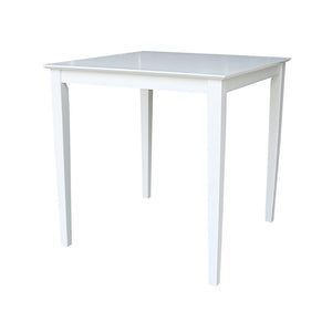 John Thomas Dining Essentials 36 Inch Square Table with 36 Inch Shaker Legs
