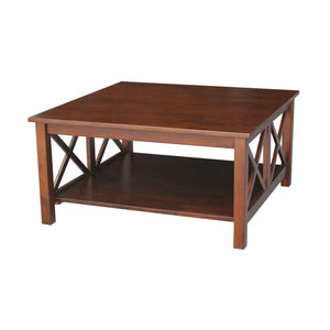 John Thomas Square Coffee Table in Espresso