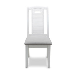 Seawinds Islamorada Distressed Taupe Shutter Back Dining Chair