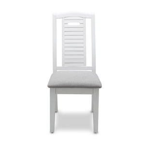 Seawinds Islamorada Distressed Taupe Shutter Back Dining Chair