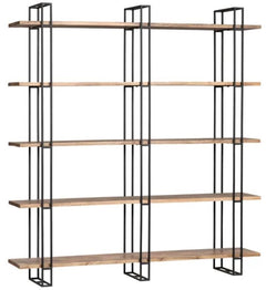 Crestview Anthropology Black/Brown Etagere