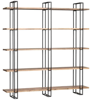 Crestview Anthropology Black/Brown Etagere