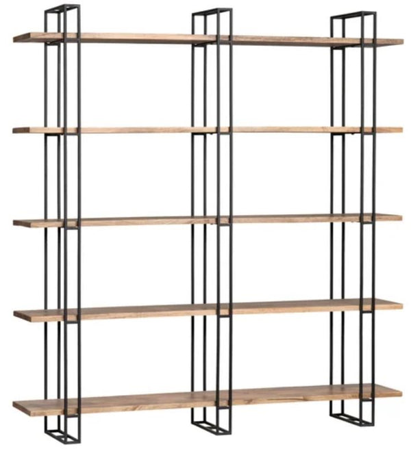 Crestview Anthropology Black/Brown Etagere