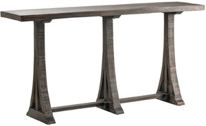 Crestview Alpine Dark Brown Console Table