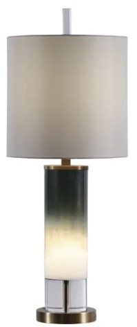 Crestview Wyatt Brown Glaze Table Lamp