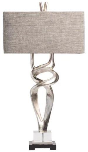 Crestview Coventry Silver Table Lamp