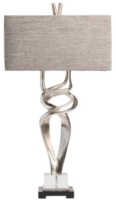 Crestview Coventry Silver Table Lamp