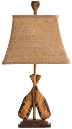 Crestview Oar Resin Old Oar Accent Lamp