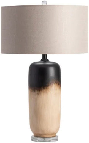 Crestview Latina Beige/Black/Light Brown Table Lamp