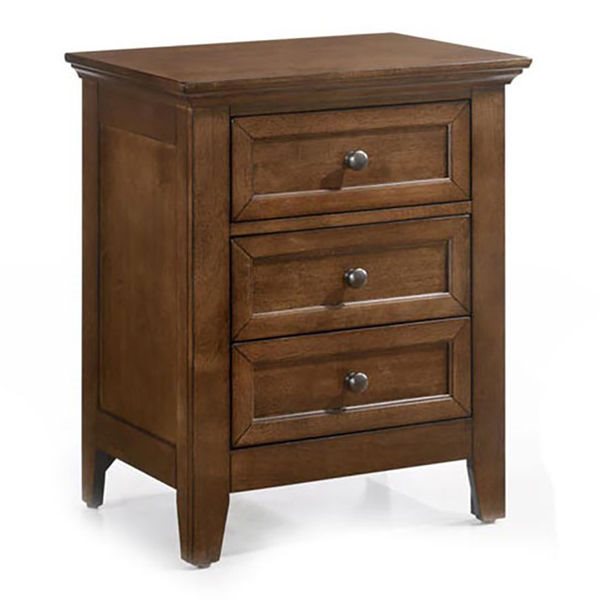 Intercon San Mateo Tuscan Transitional 3-Drawer Nightstand