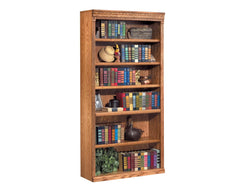 Martin Furniture Huntington Wheat 72 Inch Open Bookcase