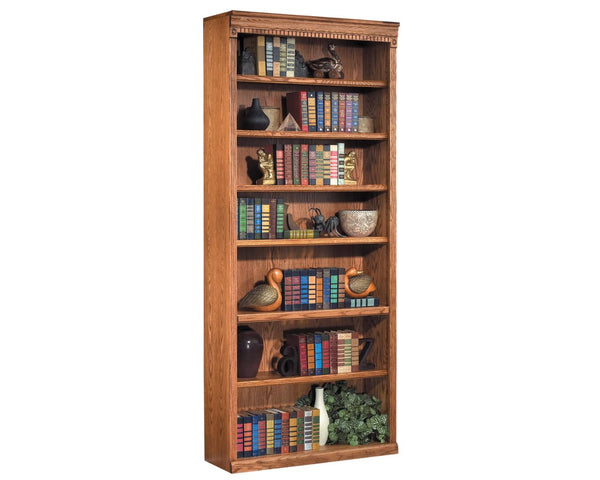 Martin Furniture Huntington Wheat 84 Inch Open Bookcase