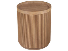Universal New Modern Lumi Natural Oak Side Table