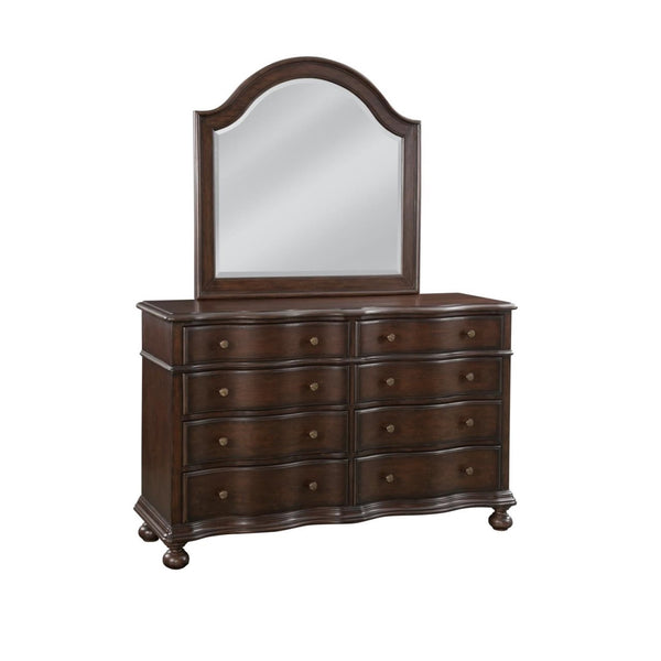 American Woodcrafters Rodanthe Cherry Brunette Landscape Mirror