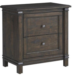 American Woodcrafters Farmwood Whiskey Barrell 2-Drawer Nightstand