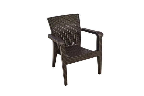 Rainbow Outdoor Alaska Armchair in Brown