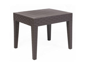 Rainbow Outdoor Alaska End Table in Brown