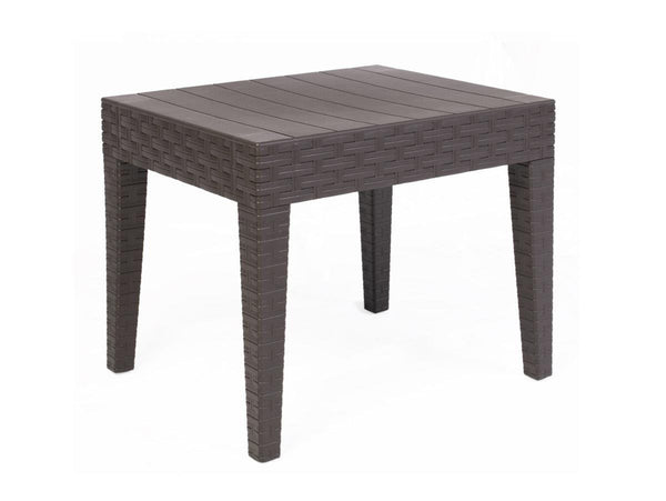 Rainbow Outdoor Alaska End Table in Brown