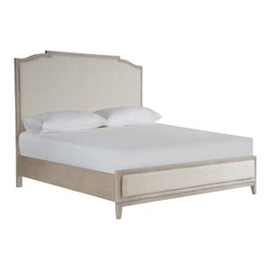 Universal Coalesce Queen Upholstered Panel Bed in Rolling Fog