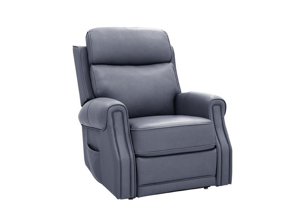 Barcalounger Sorrento Ocean Lance Power Lux Lift Chair Leather Recliner