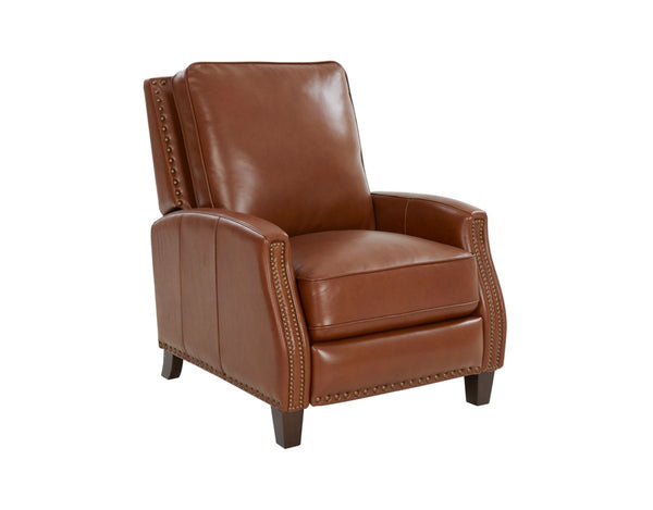 Barcalounger Colchester Bitters Melrose Fabric & Leather High/Low-Leg Recliner Chair