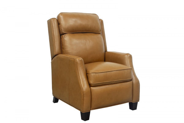 Barcalounger Shoreham Ponytail Nixon Leather High/Low-Leg Recliner Chair