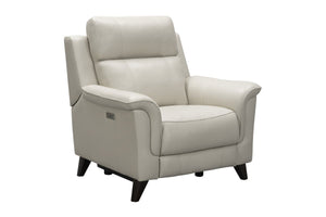 Barcalounger Laurel Cream Kester Leather Recliner Chair
