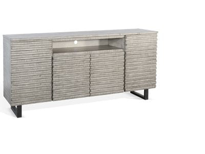 Sunny Designs Alpine Grey 72 Inch Media TV Stand Console