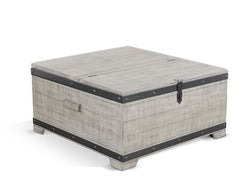 Sunny Designs Alpine Grey Coffee Table with Lift-Top & Casters