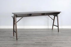 Sunny Designs Americana Coffee Bean Console Table with Usb Power Pack