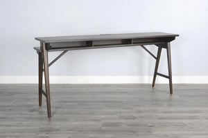 Sunny Designs Americana Coffee Bean Console Table with Usb Power Pack
