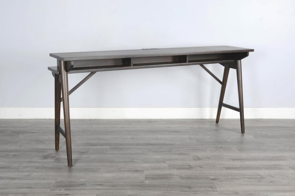 Sunny Designs Americana Coffee Bean Console Table with Usb Power Pack