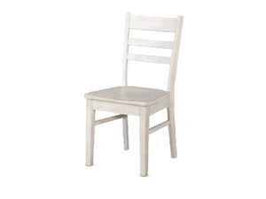 Sunny Designs Bayside Marble White Ladderback Dining Chair