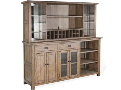 Sunny Designs Doe Valley Buckskin Buffet & Hutch