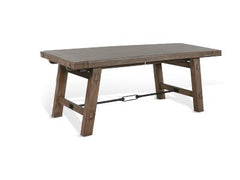 Sunny Designs Doe Valley Buckskin Extension 76-106 Inch Dining Table