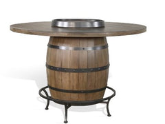Sunny Designs Doe Valley Buckskin Round Pub Table
