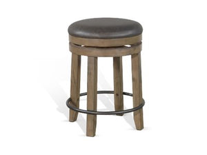 Sunny Designs Doe Valley Buckskin Swivel Stool