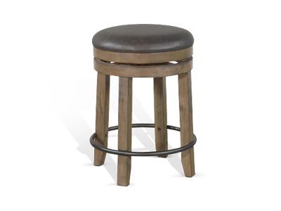 Sunny Designs Doe Valley Buckskin Swivel Stool